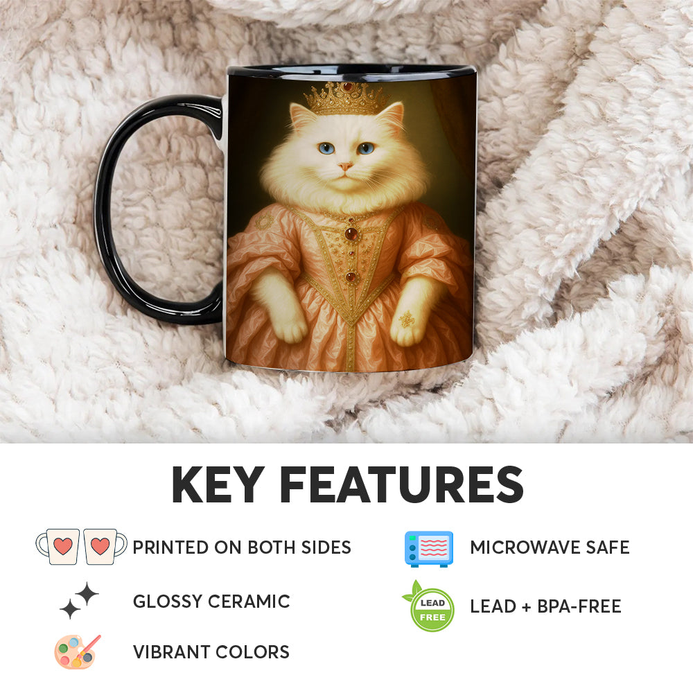 Custom Cat Queen Royal Mug