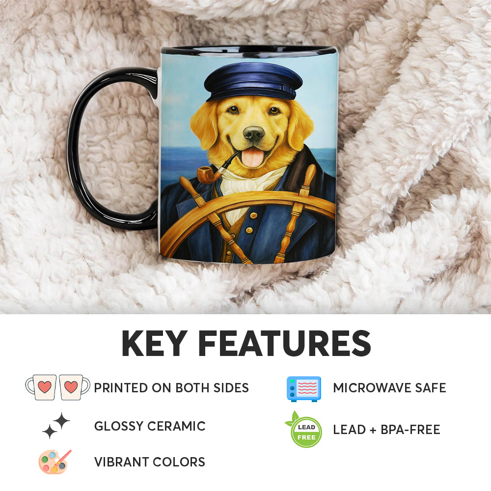 Custom Photo Sailor Dog Mug Gift For Dog Lovers