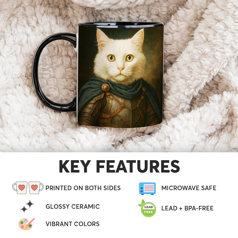 Custom Cat Photo Viking Mug _ Gift For Cat Lovers