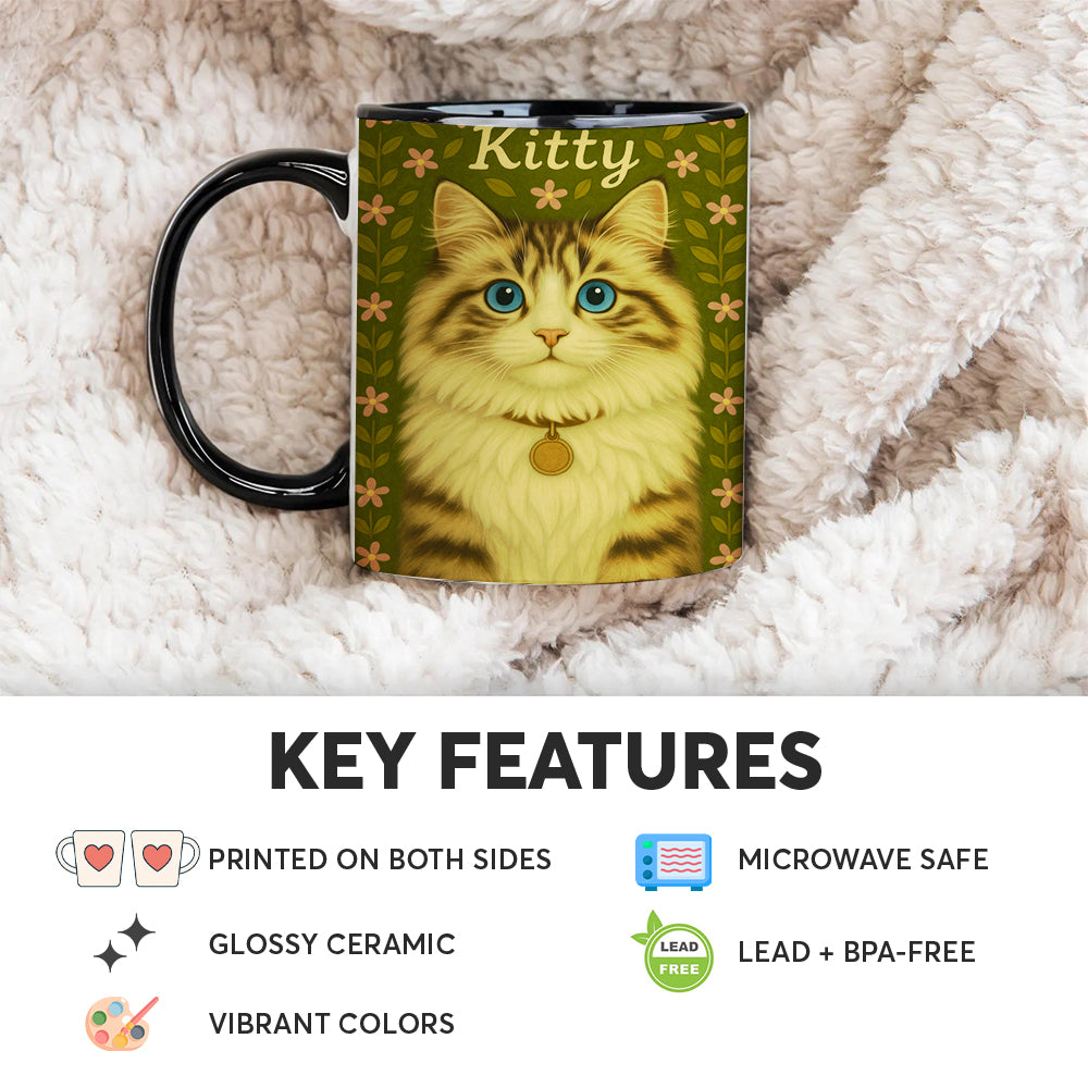 Custom Cat Portraits From Photo From Photo Mug