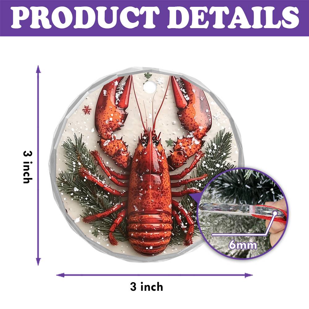 Boiled Maine Lobster Close up Design 2