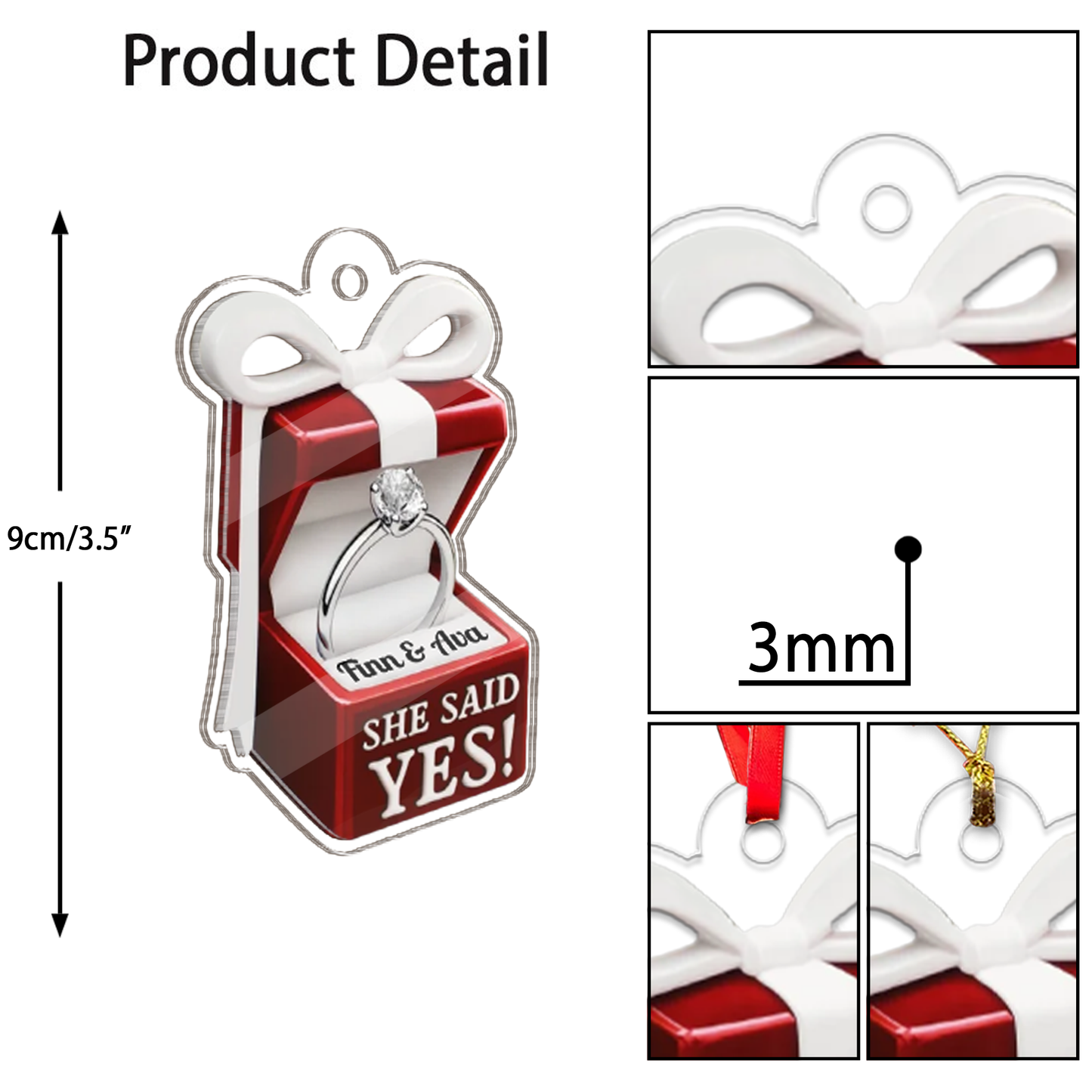 Personalized Anniversary Christmas Wedding Gifts