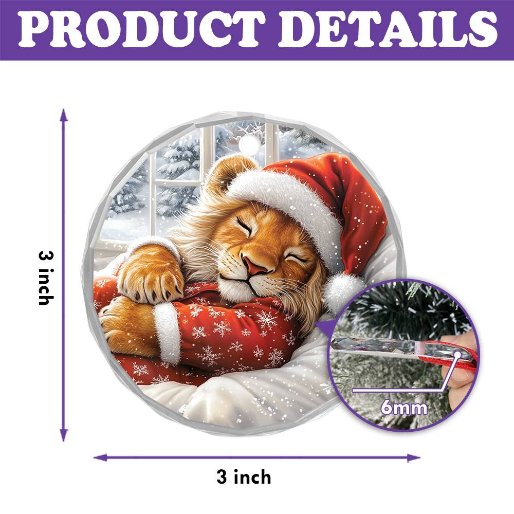 Lion Sleeping In Bed Design 2