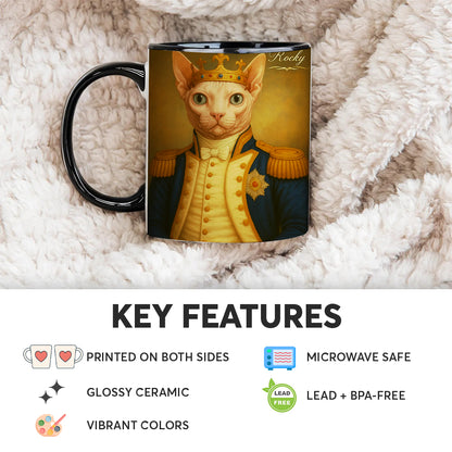 Custom Photo Great Captain Cat Mug Gift For Cat Lovers