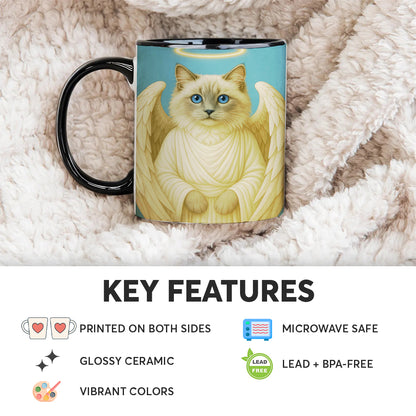 Custom Cat Photo Memorial Mug _ Memorial Gift For Cat