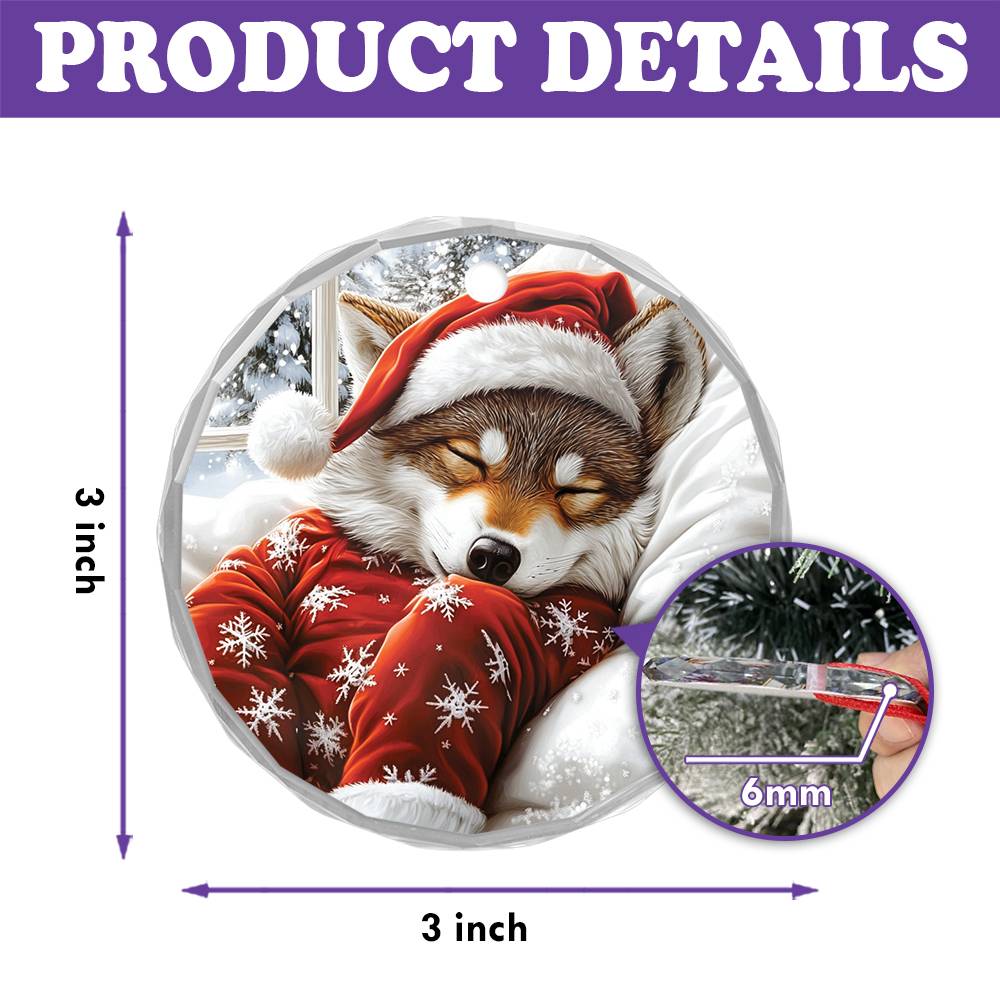 Wolf Sleeping In Bed Design 1