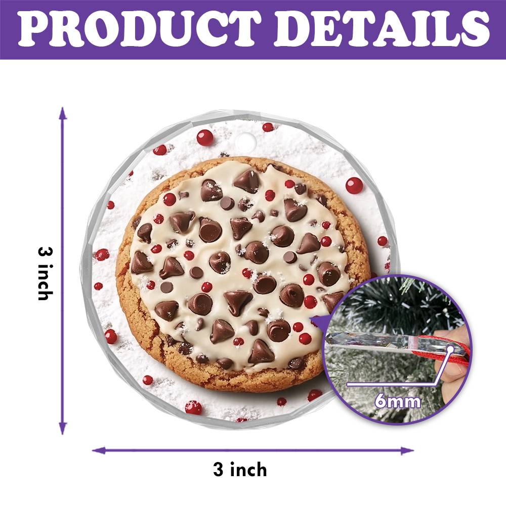 Chocolate chip cookie Close up Design 1