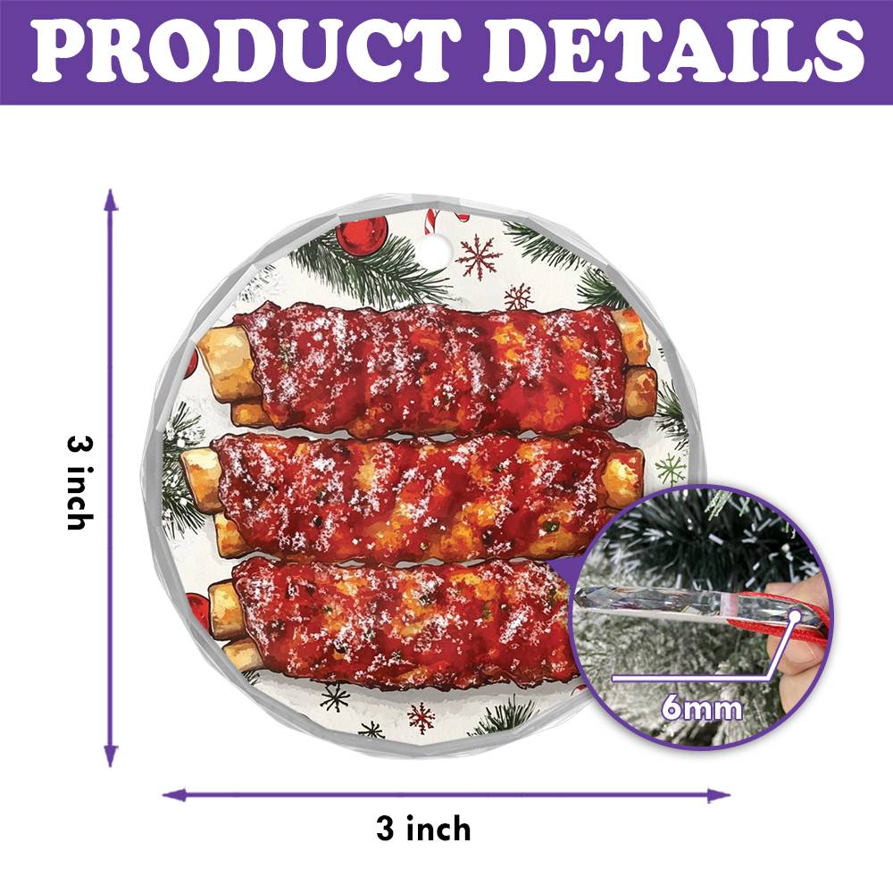 Barbecue Ribs Close up Design 1