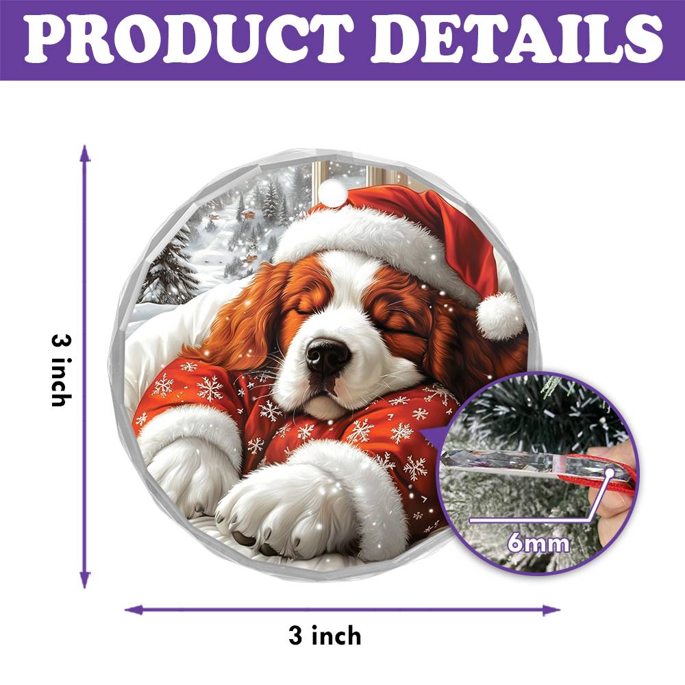 Saint Bernard Dog Sleeping In Bed Design 1