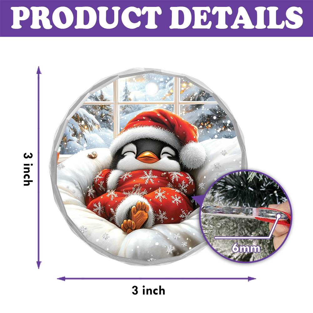 Penguin Sleeping In Bed Design 4