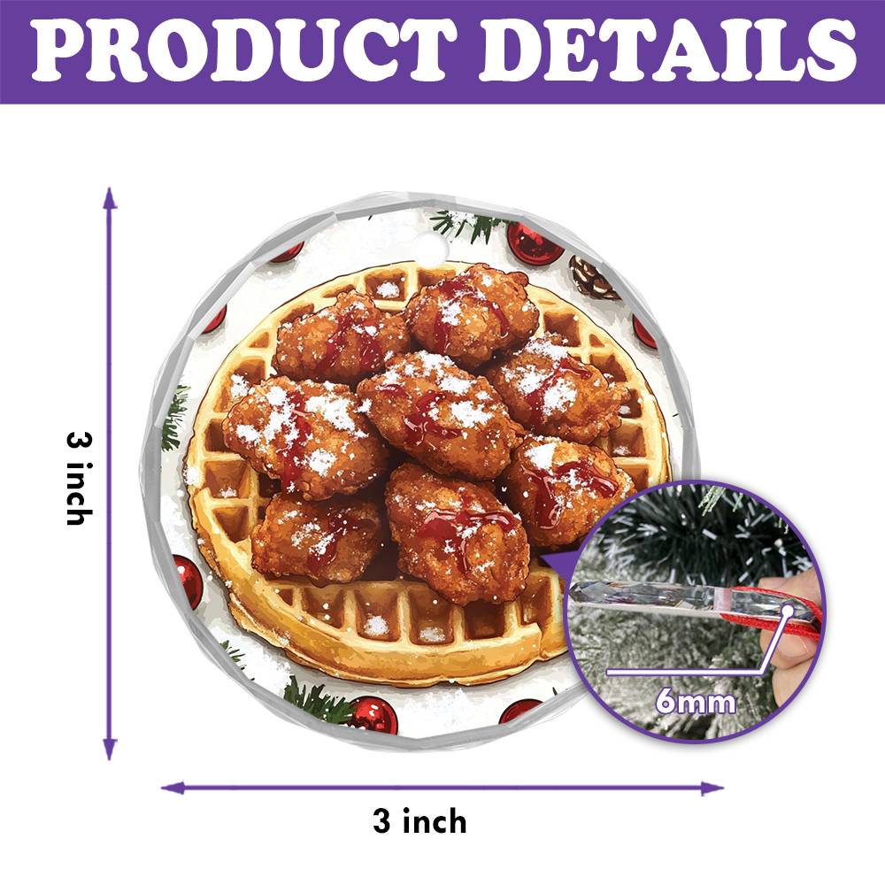 Chicken and Waffles Close up Design 1