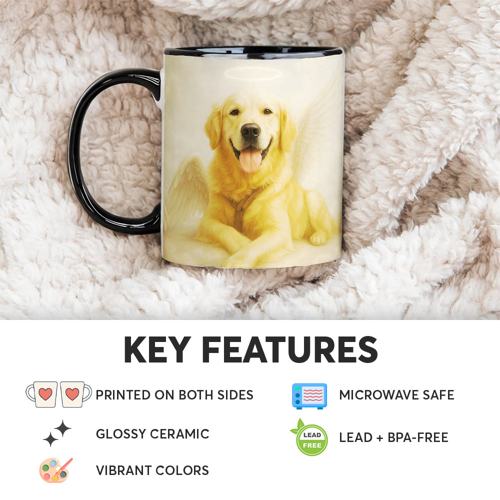 Custom Photo Dog Angel In Heaven _ Gifts For Dog Lovers