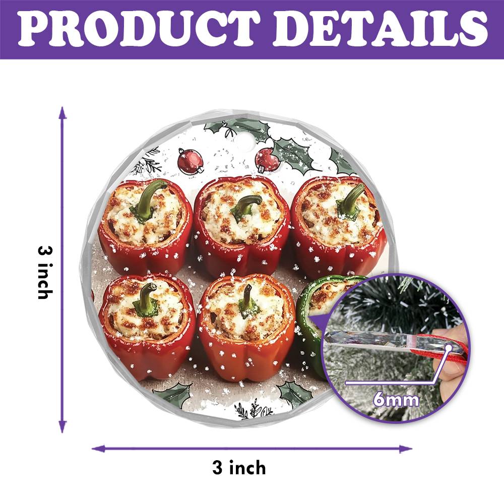 Stuffed Bell Peppers Close up Design 3