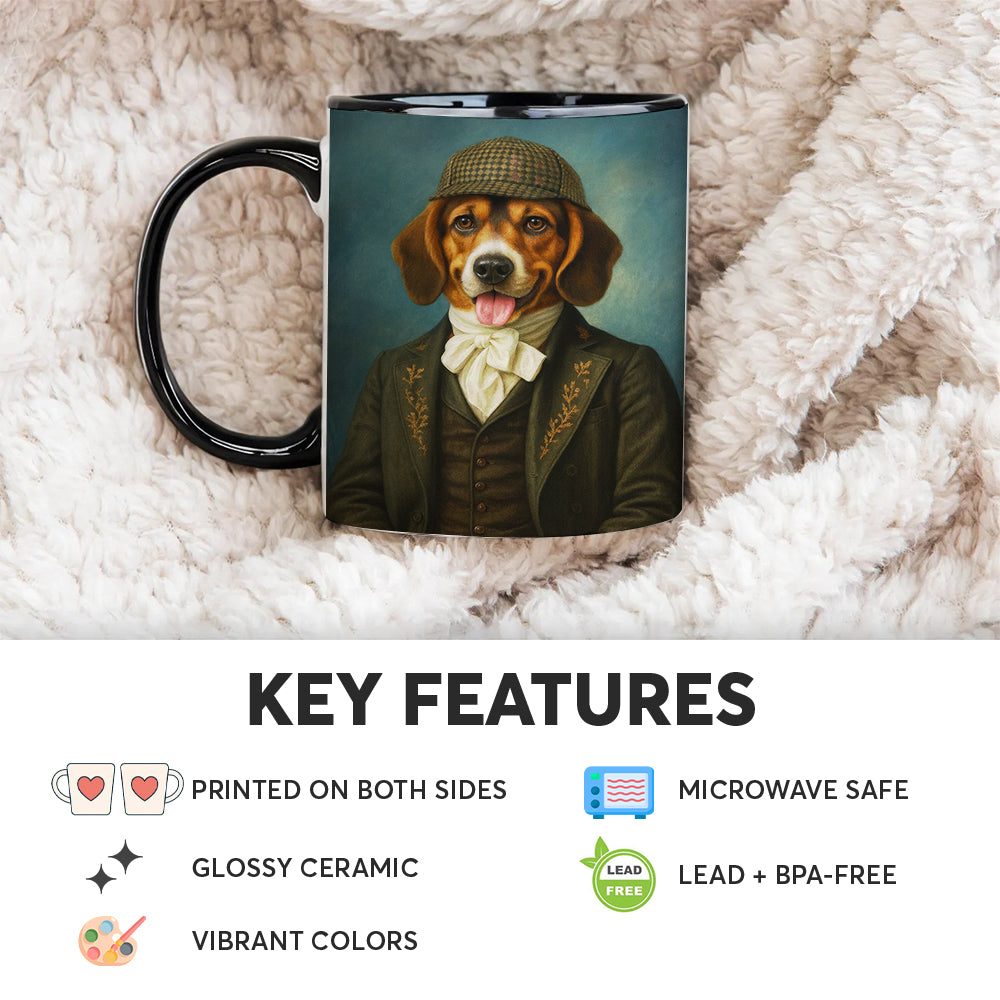 Custom Photo Detective Dog Mug Gift For Dog Lovers