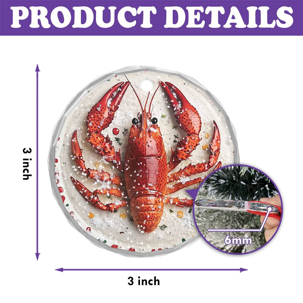 Boiled Crawfish Close up Design 3