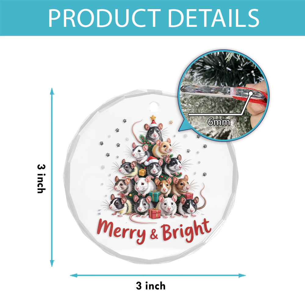 Fancy Rat Xmas Ornament