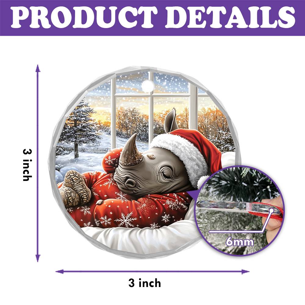Rhino Sleeping In Bed Design 2