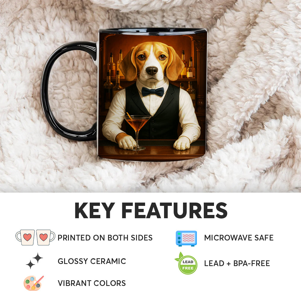 Personalized Dog Portrait Bartender