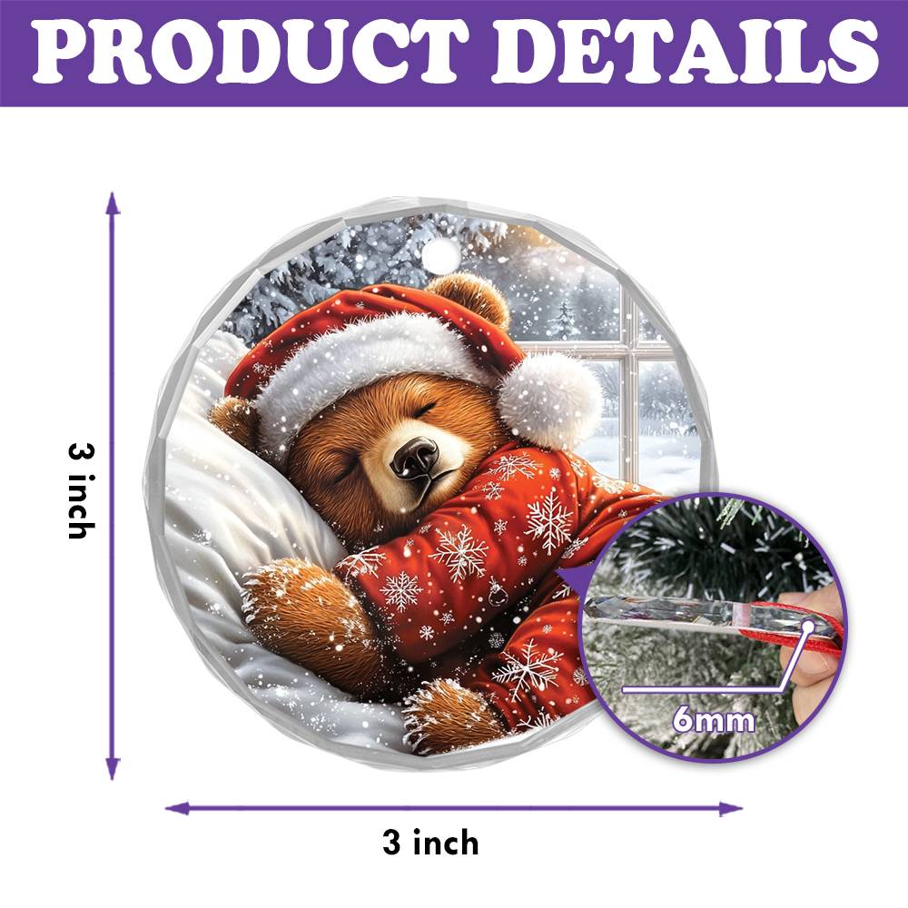 Grizzly Bear Sleeping In Bed Design 3
