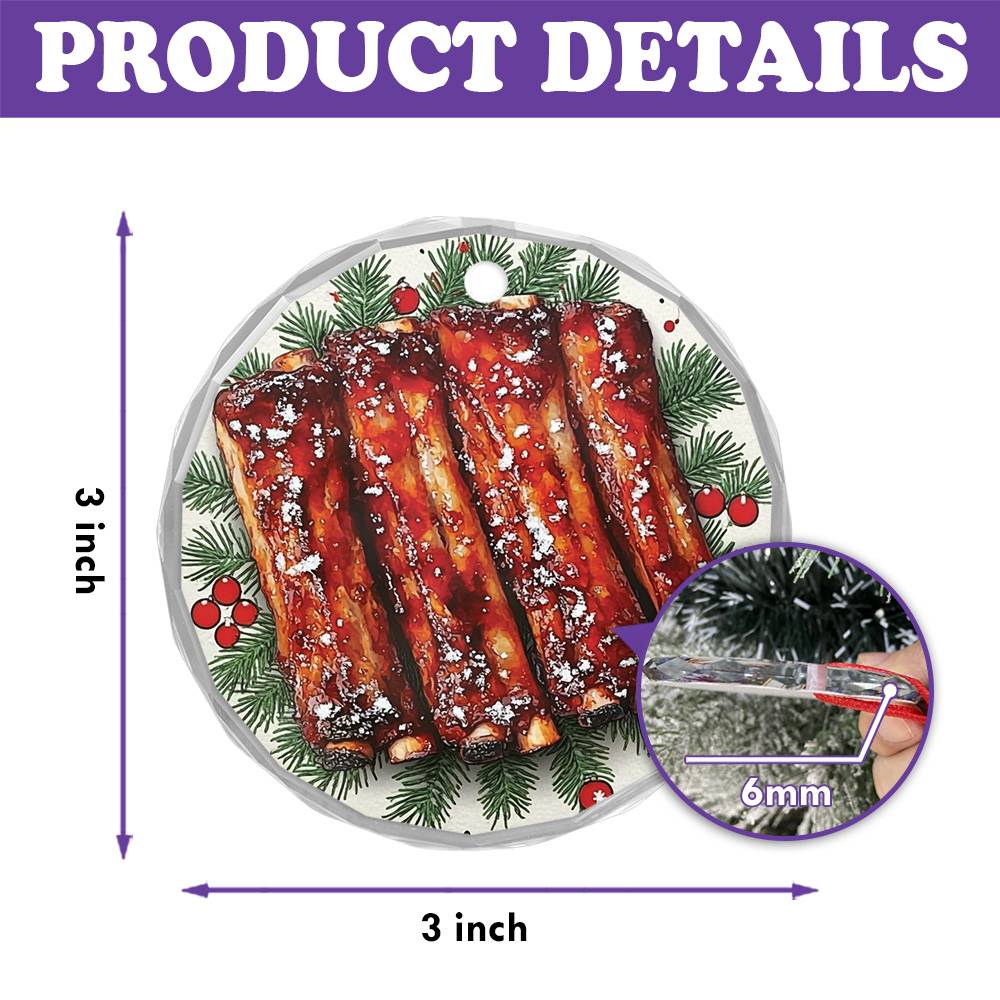 Barbecue Ribs Close up Design 2