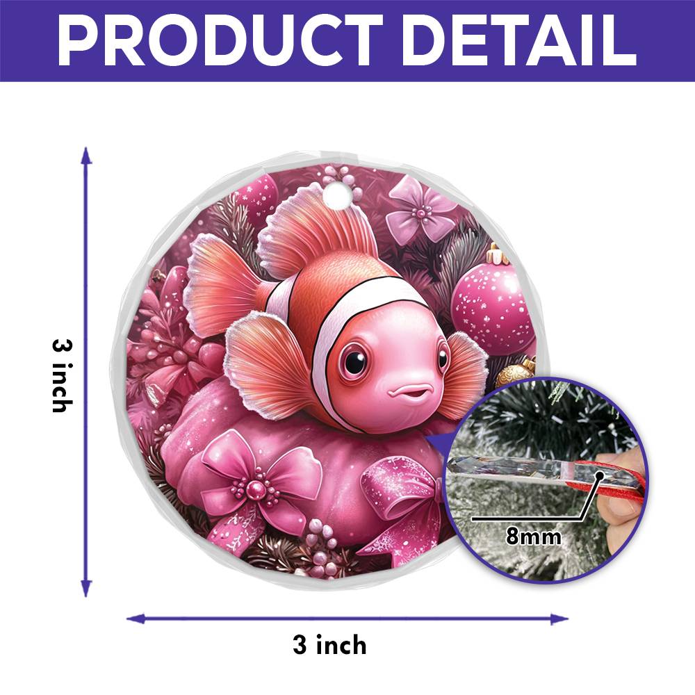 Clown Fish Pink Christmas Design