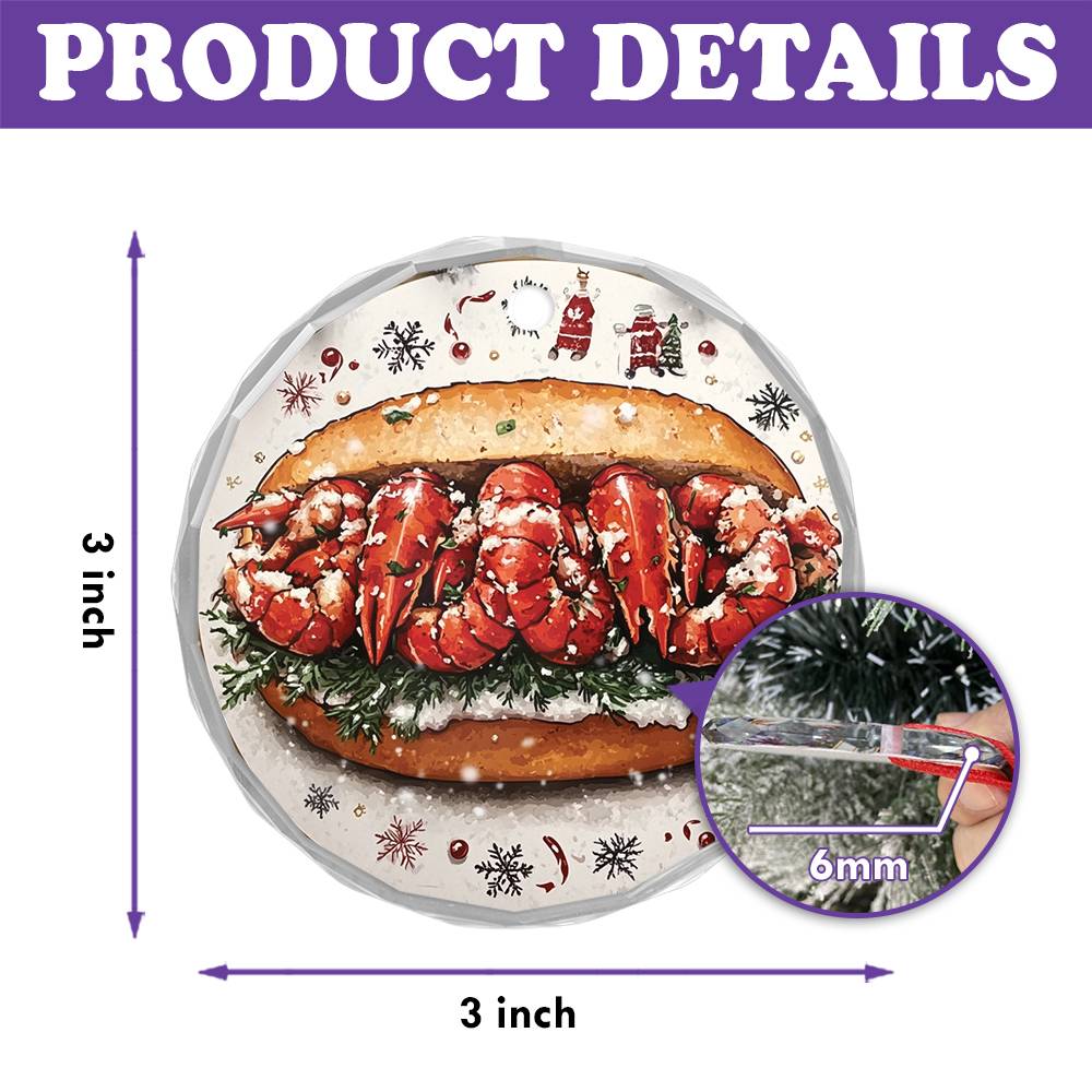 New England Lobster Roll Close up Design 2