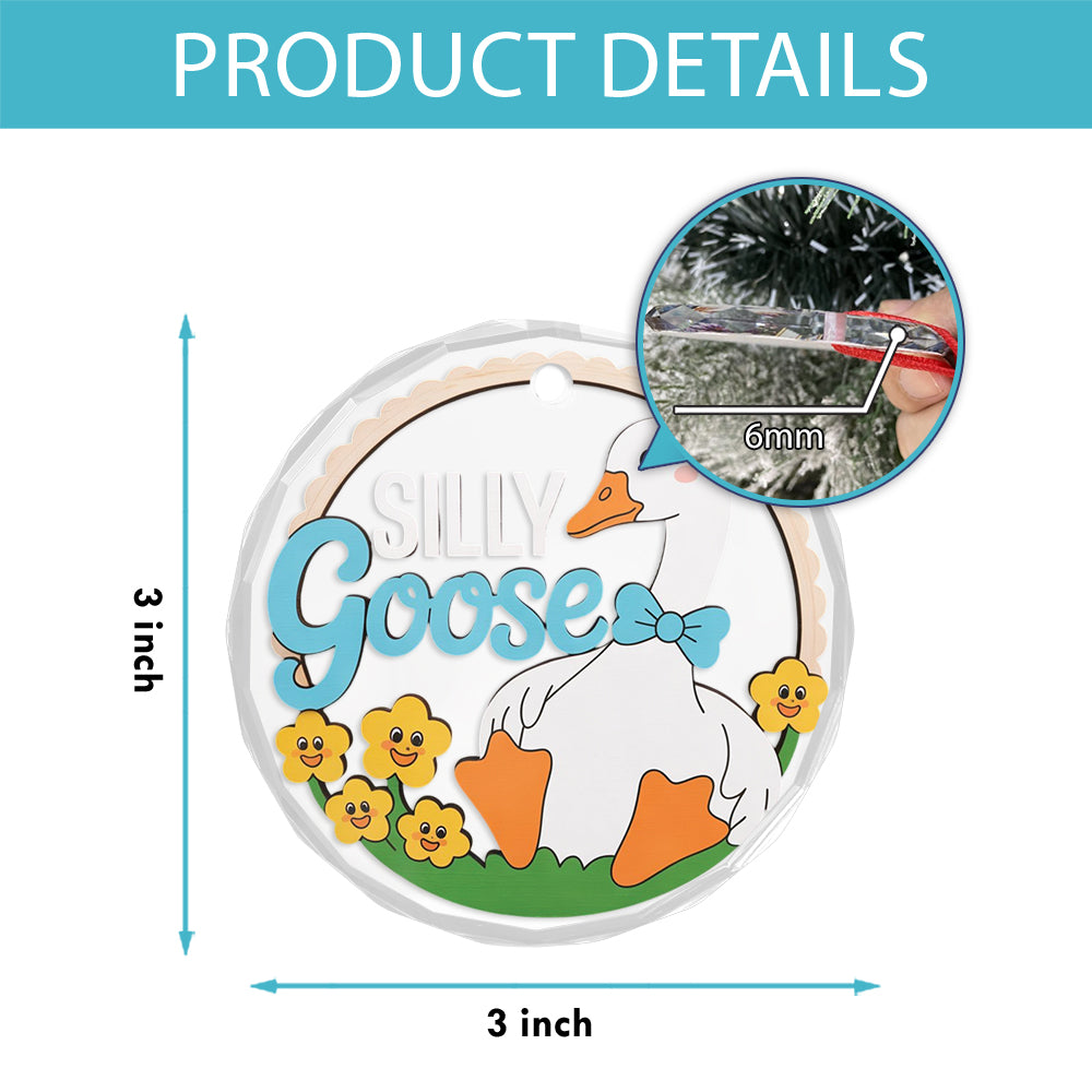 Goose Ornament - custom name2