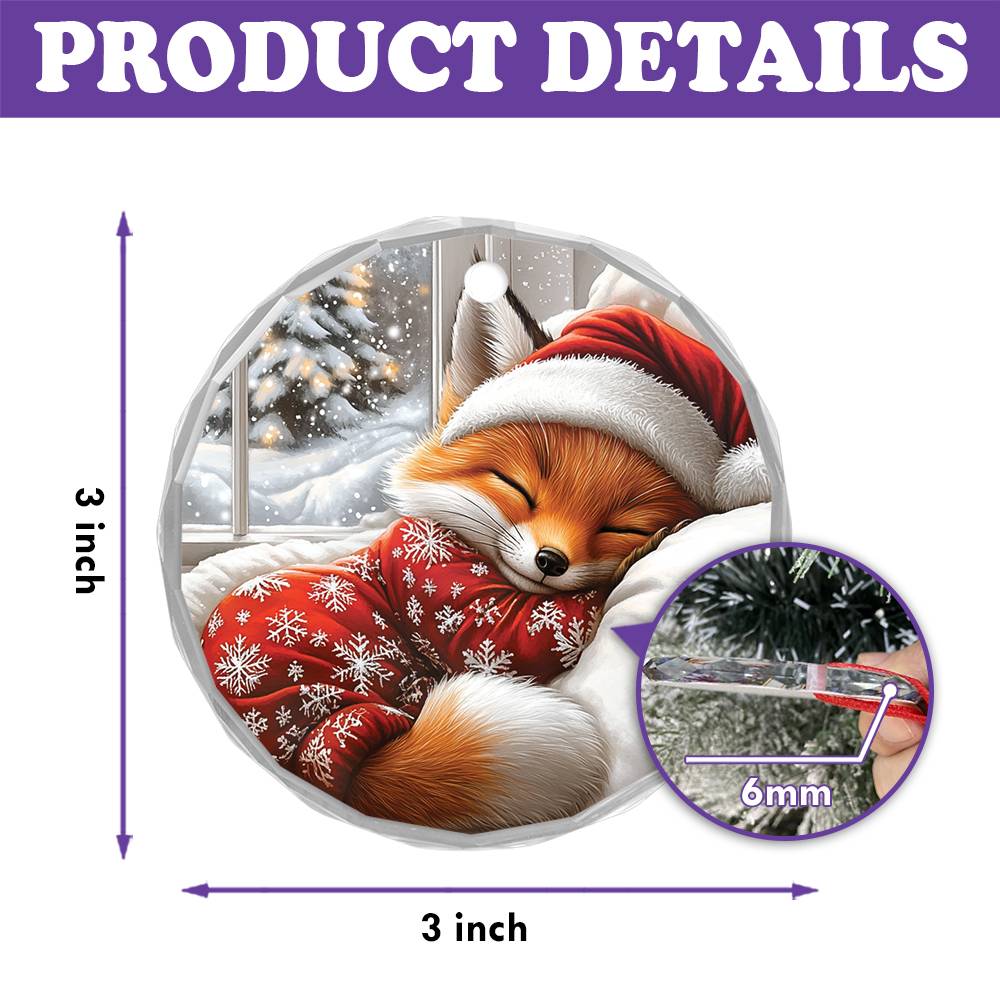 Fox Sleeping In Bed Design 4
