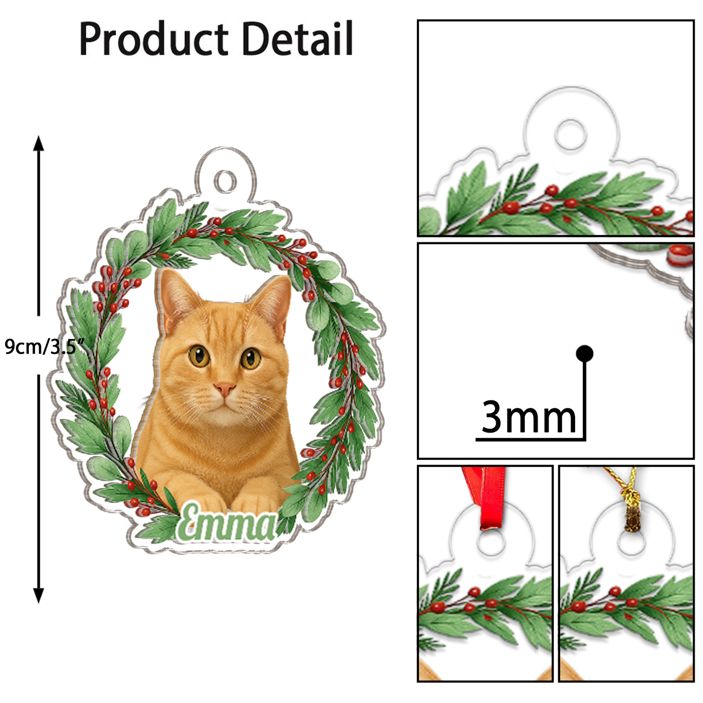 Custom Name Cat Xmas