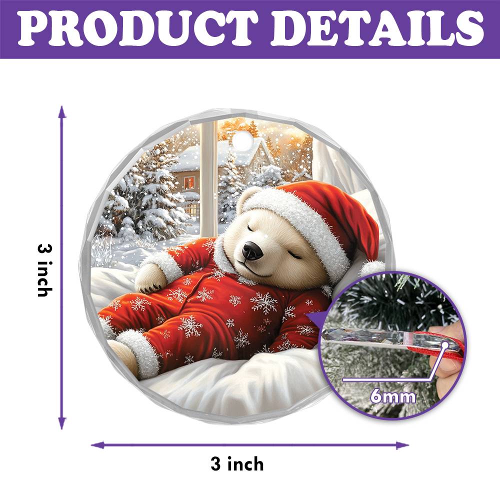 Polar Bear Sleeping In Bed Design 3