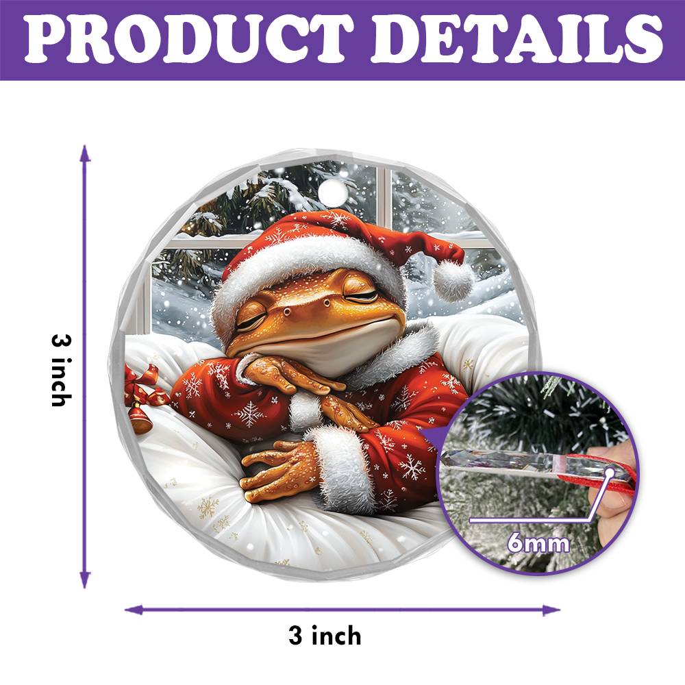 Frog Sleeping In Bed Design 3