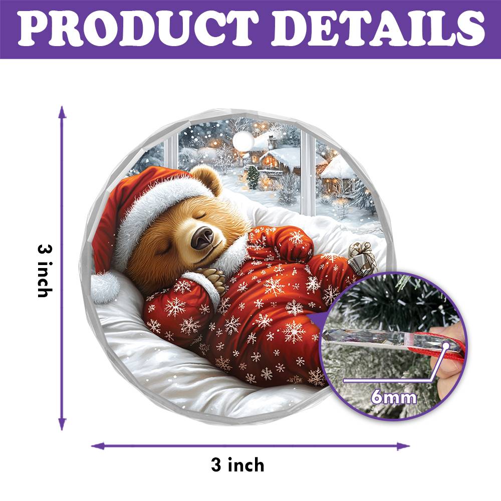 Grizzly Bear Sleeping In Bed Design 2