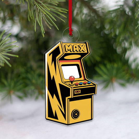 Personalized Game Machine Ornament, Custom Gamer Christmas Ornament, Video Game Lover Gift, Holiday Decoration, Unique Gaming Keepsake