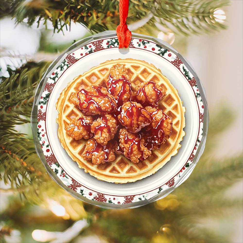 Chicken and Waffles Close up Design 2