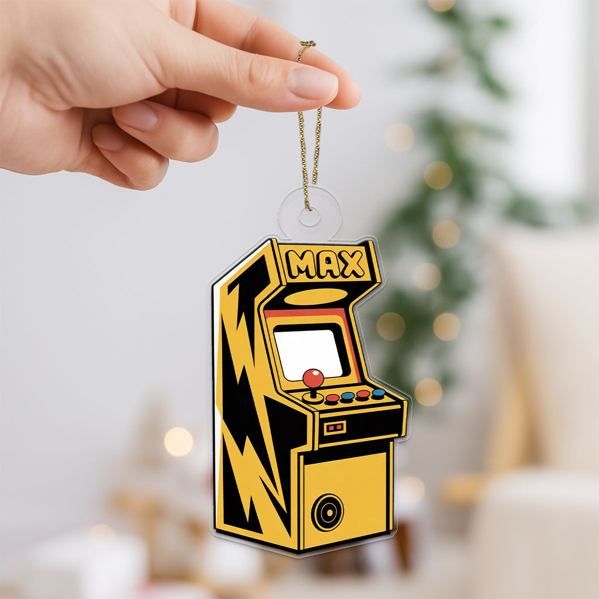Personalized Game Machine Ornament, Custom Gamer Christmas Ornament, Video Game Lover Gift, Holiday Decoration, Unique Gaming Keepsake