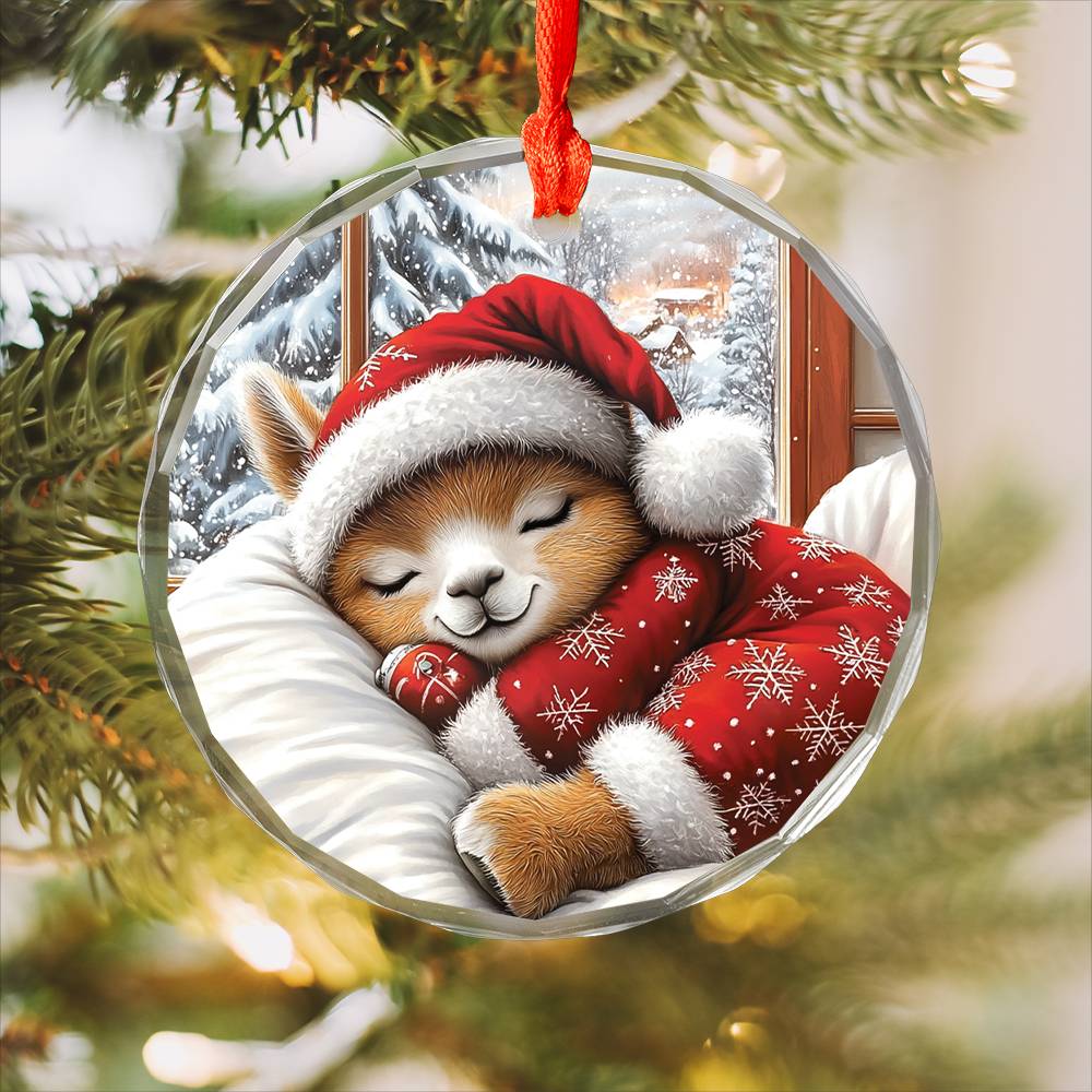 Alpaca Sleeping In Bed Design 4