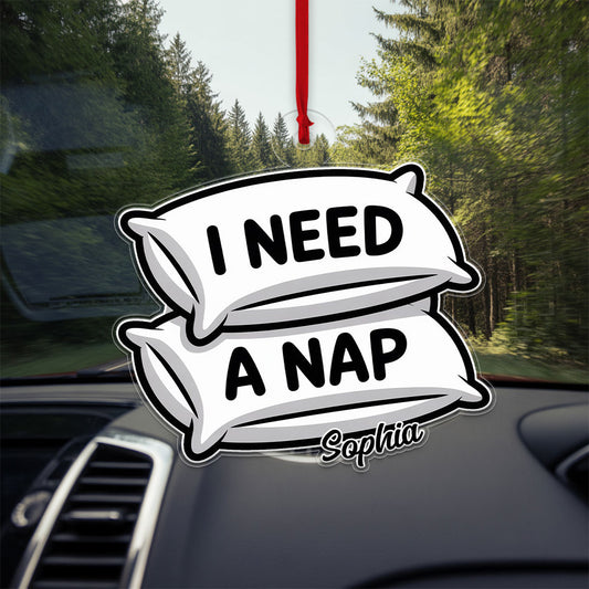 Personalized I Need A Nap Ornament
