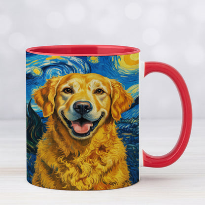 Custom Photo Dog Starry Night