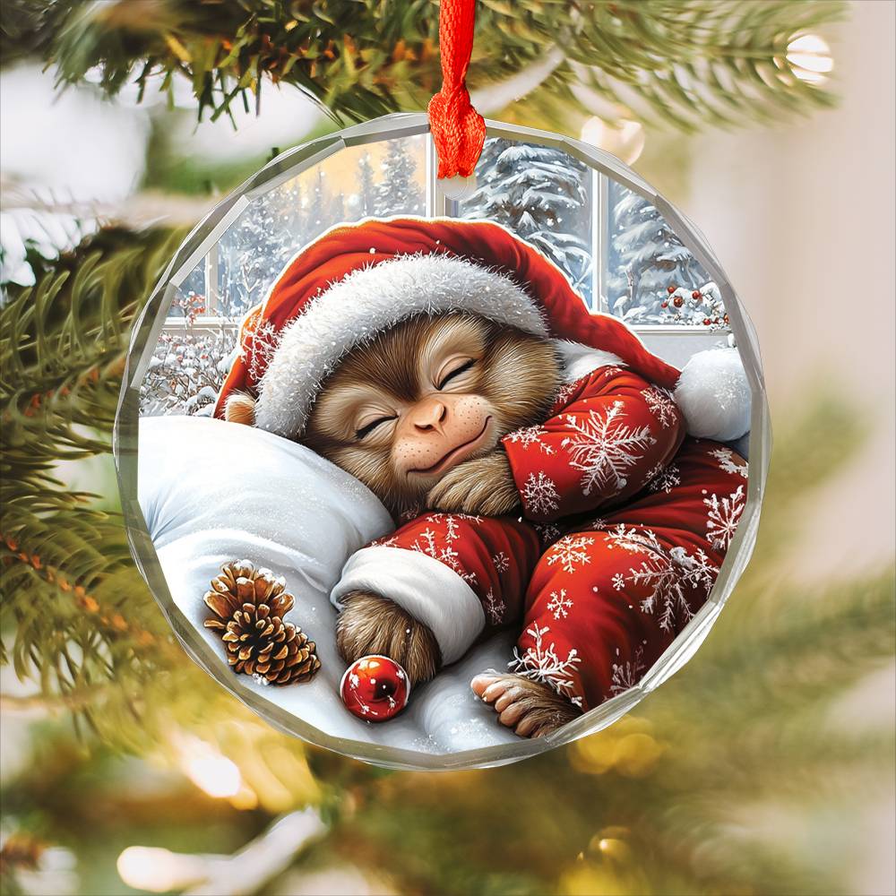 Monkey Sleeping In Bed Design 3