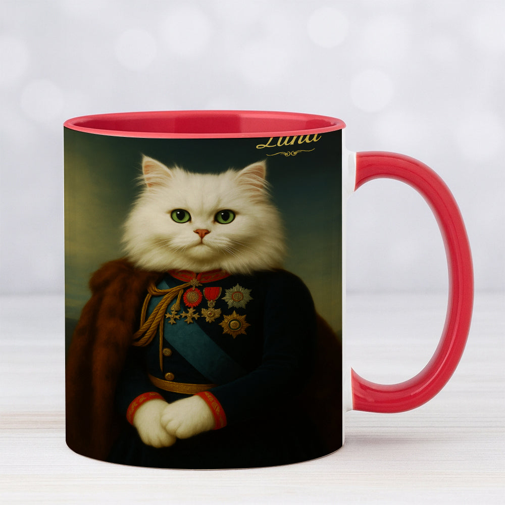 Custom Photo Imperial Minister Cat Mug Gift For Cat Lovers