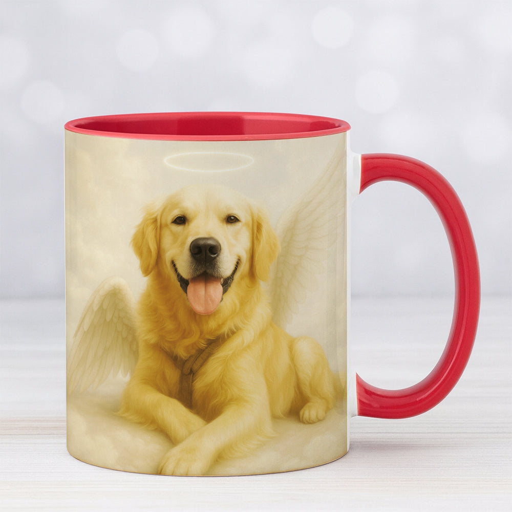 Custom Photo Dog Angel In Heaven _ Gifts For Dog Lovers