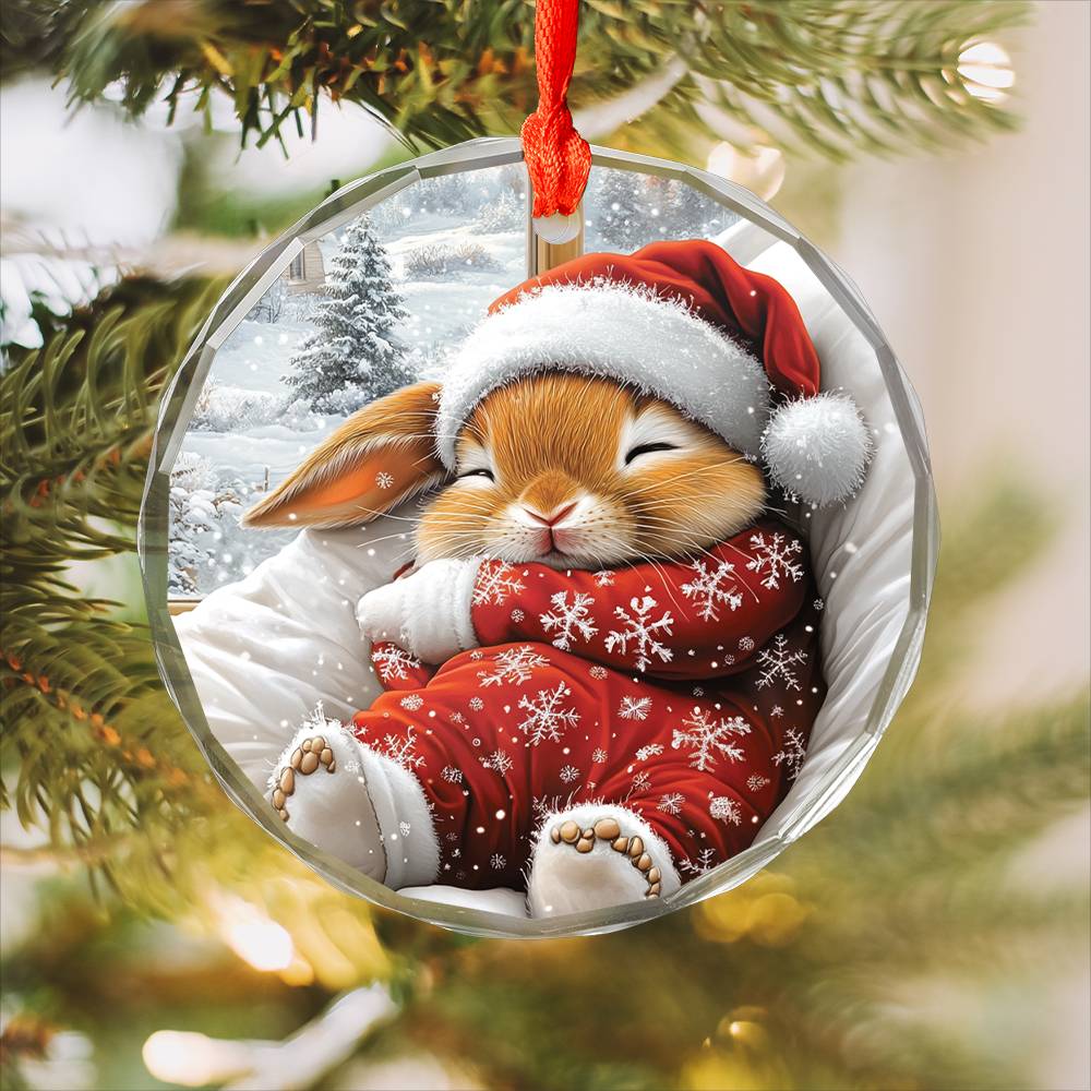 Rabbit Sleeping In Bed Design 2