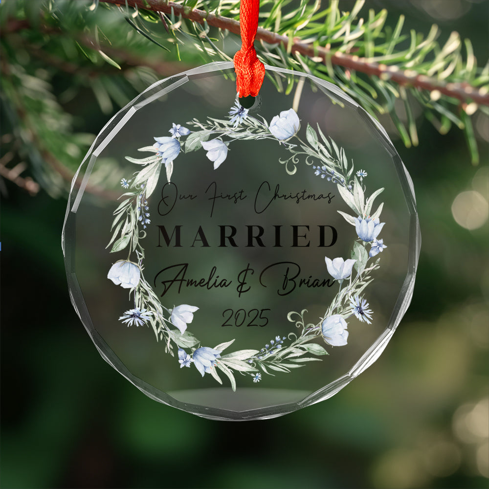 Custom Couple First Christmas Together