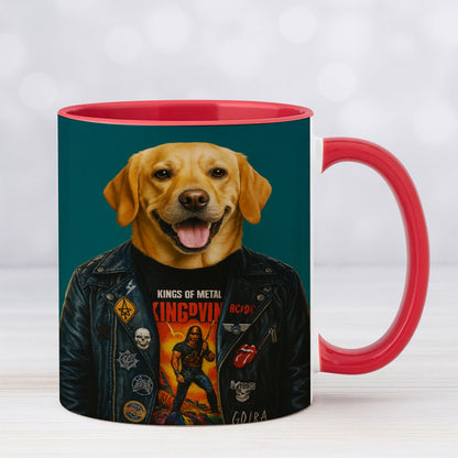 Custom Photo Dog Rock n Roll Mug