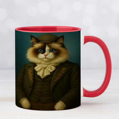 Custom Photo Detective Cat Mug Gift For Cat Lovers