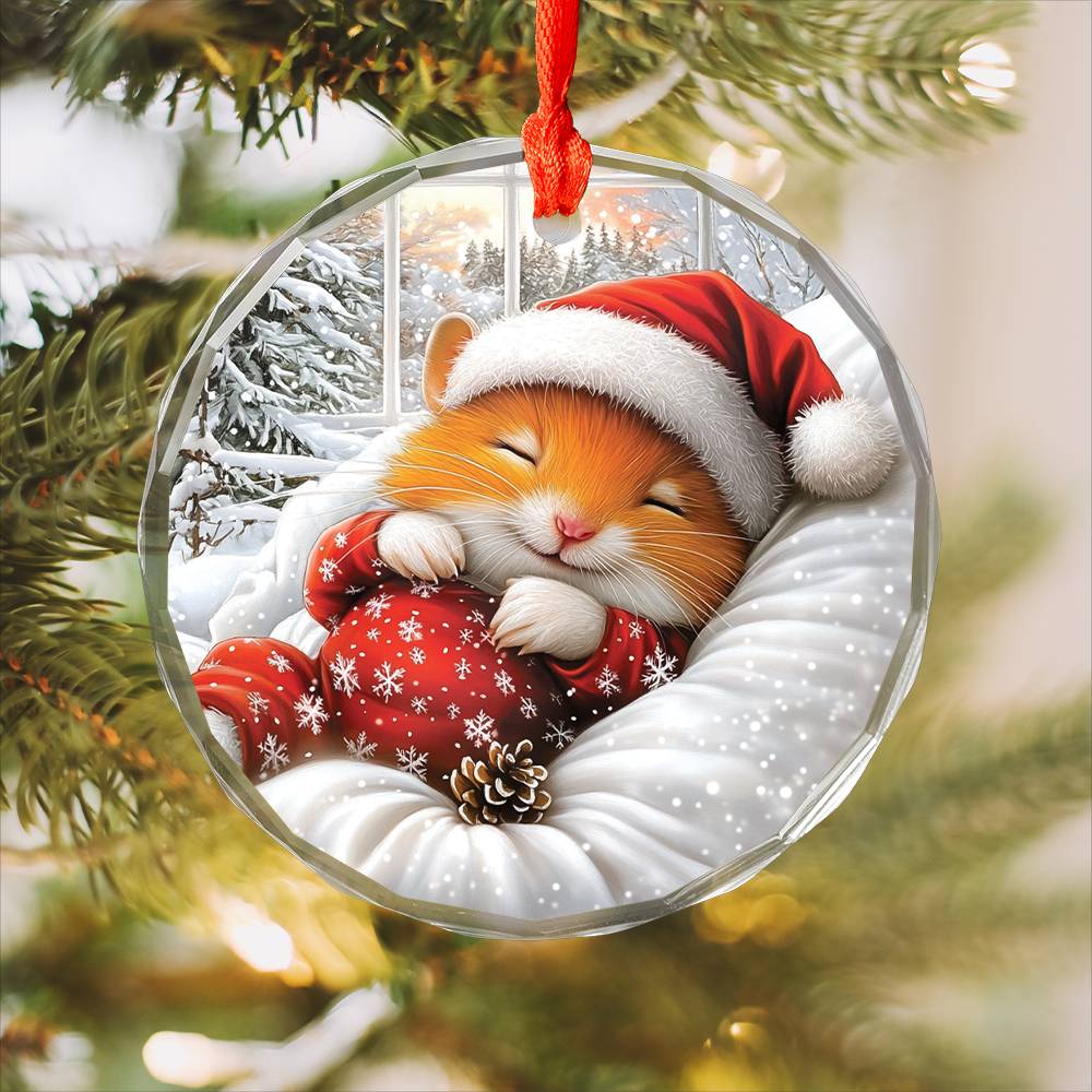 Hamster Sleeping In Bed Design 1