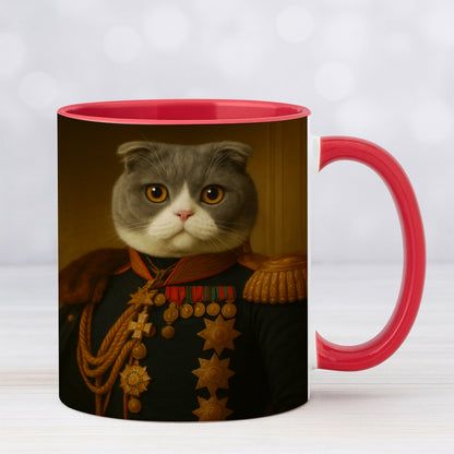 Custom Photo Cat Royal King Mug _ Gift For Cat Lovers