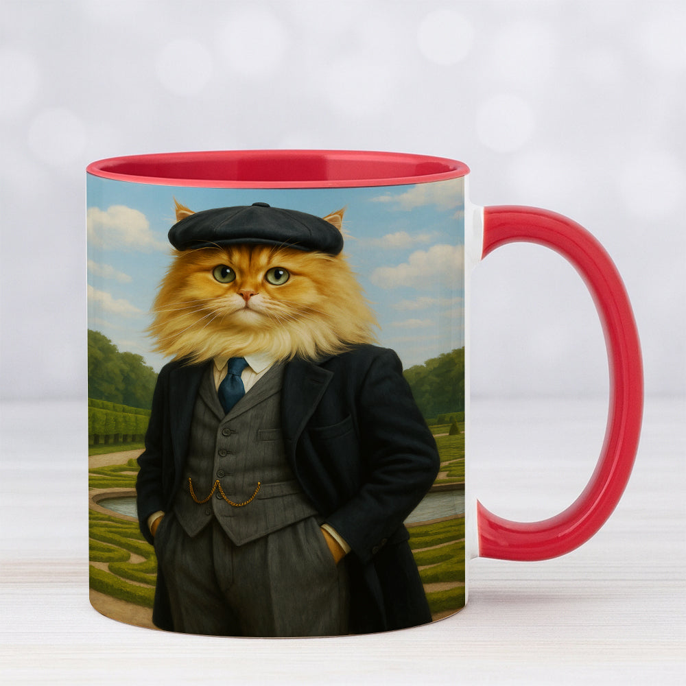 Custom Photo Pawky Blinder Cat Mug