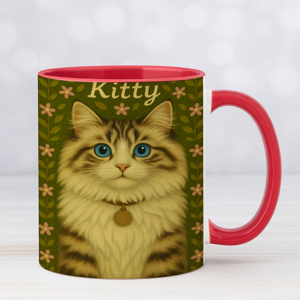 Custom Cat Portraits From Photo From Photo Mug
