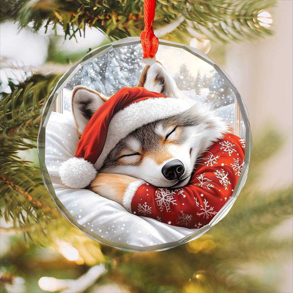 Wolf Sleeping In Bed Design 2